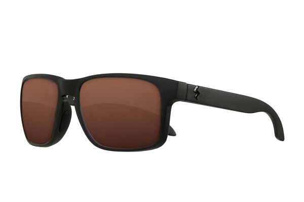Fuse Lenses AMP Brown Brown Tint replacement lenses shown in Oakley Holbrook frames