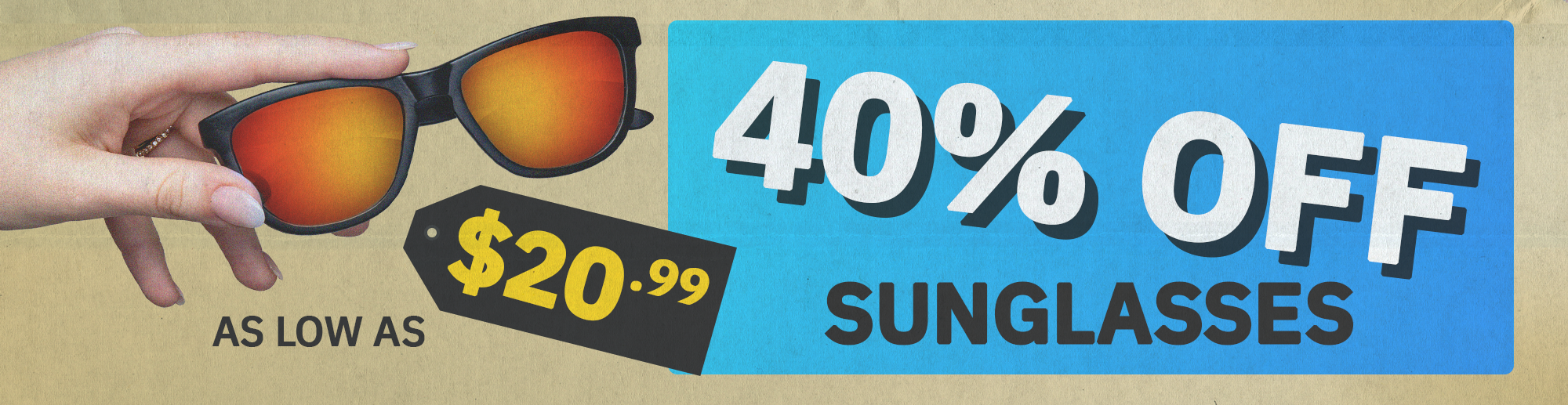 40% Off Sunglasses