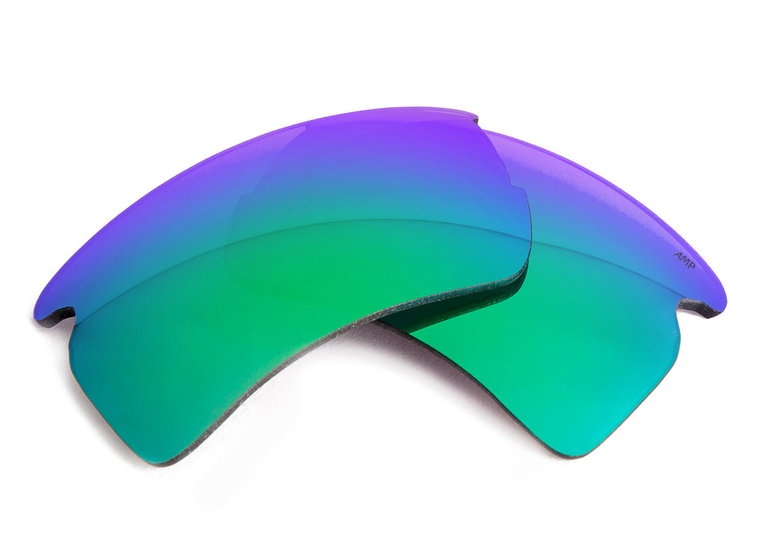 AMP Sapphire Mirror Polarized Replacement Lenses Compatible with Oakley Flak 2.0 XL 009188 Sunglasses from Fuse Lenses