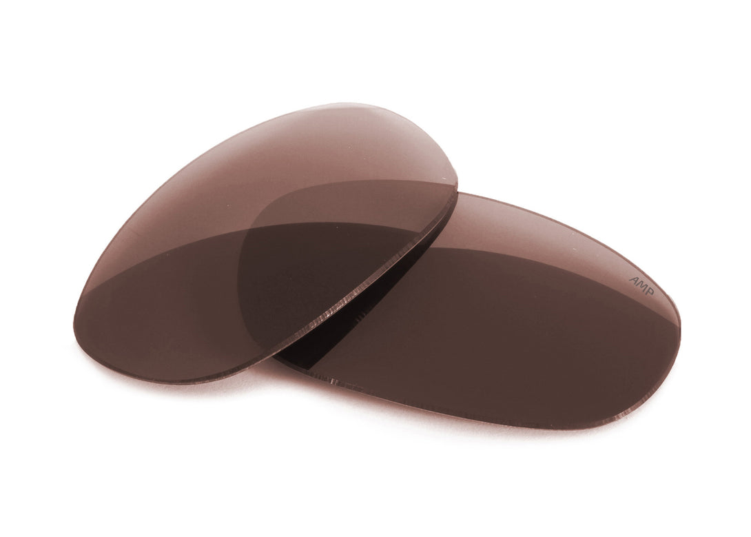 AMP Brown Polarized Replacement Lenses Compatible with Oakley Dispute Sunglasses from Fuse Lenses