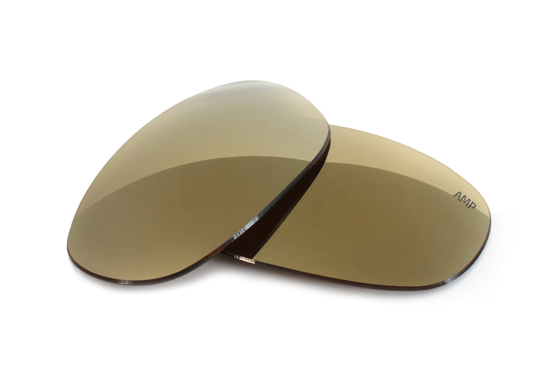 AMP Bronze Mirror Polarized Replacement Lenses Compatible with Arnette Hot Cakes (Vintage) Sunglasses from Fuse Lenses