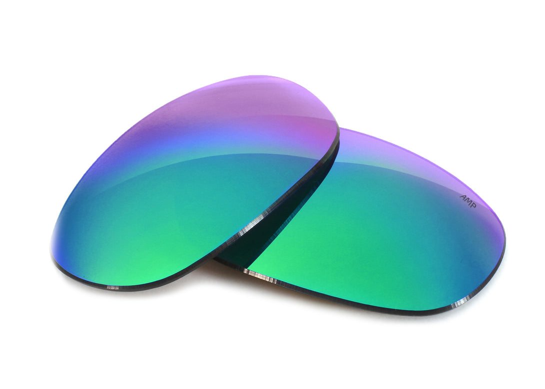 AMP Sapphire Mirror Polarized Replacement Lenses Compatible with Oakley Unknown (Asian Fit) Sunglasses from Fuse Lenses