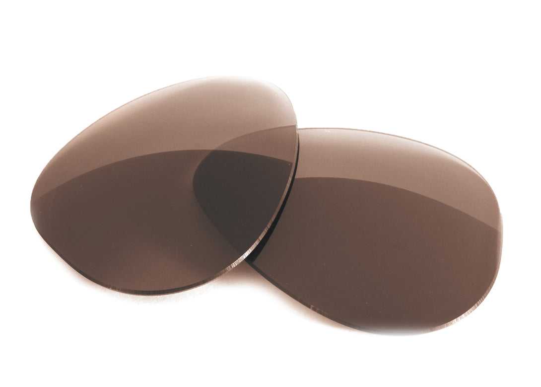 Standard Brown Non-Polarized Replacement Lenses Compatible with Maui Jim Sand Island MJ-253 Sunglasses from Fuse Lenses