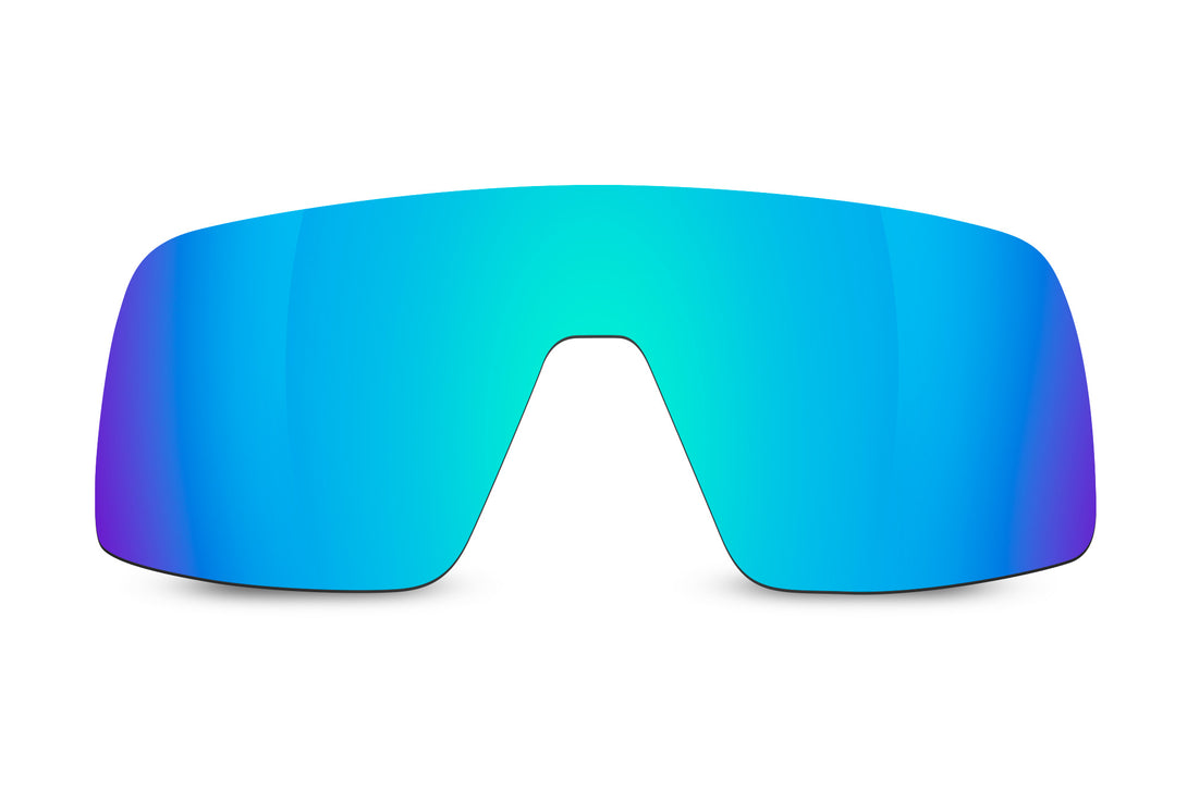 Standard Glacier Mirror Non-Polarized Replacement Lens Compatible with Oakley Sutro Sunglasses from Fuse Lenses