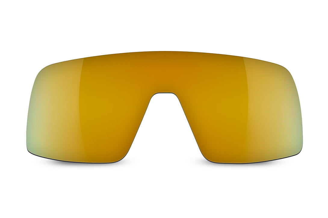 Standard Bronze Mirror Non-Polarized Replacement Lens Compatible with Oakley Sutro Sunglasses from Fuse Lenses