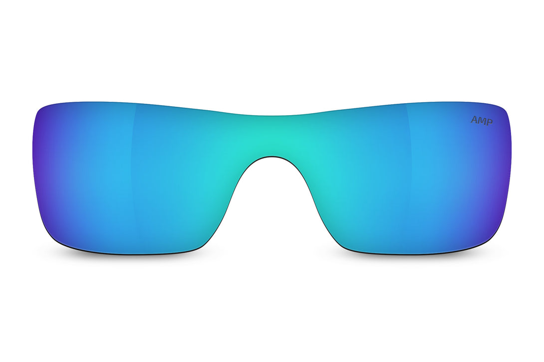 AMP Glacier Mirror Polarized Replacement Lens Compatible with Oakley Radar EV Path Sunglasses from Fuse Lenses