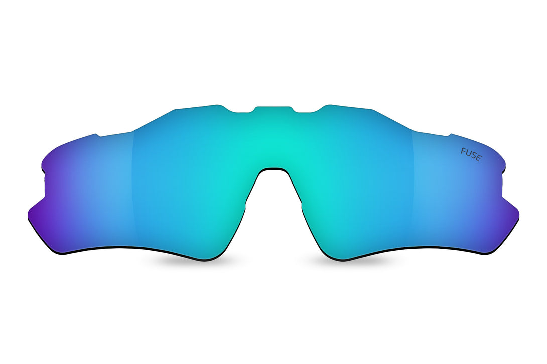 Fuse PRO Glacier Mirror Polarized Replacement Lens Compatible with Oakley Radar EV Path Sunglasses from Fuse Lenses