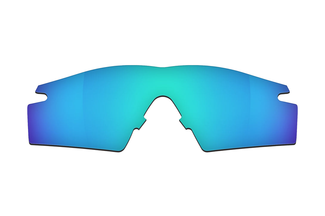 Standard Glacier Mirror Non-Polarized Replacement Lens Replacement Lens Compatible with Oakley M Frame Sunglasses from Fuse Lenses