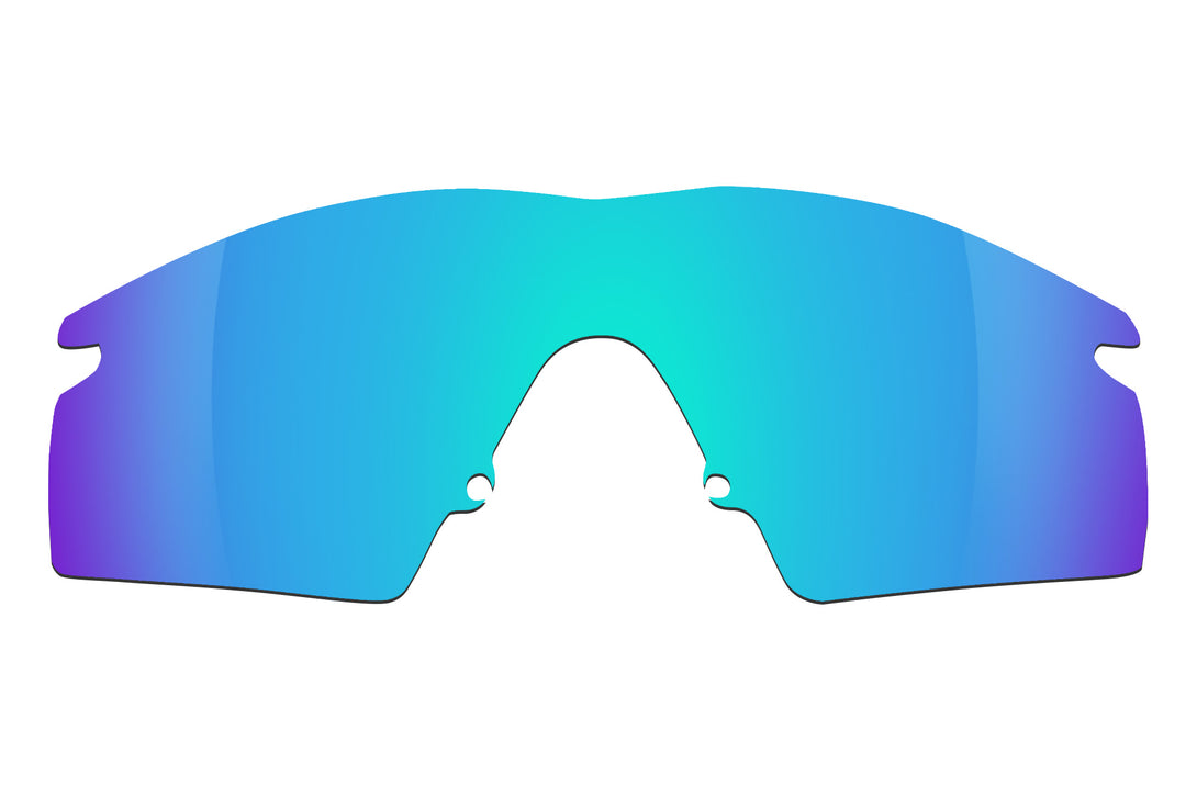 Standard Glacier Mirror Non-Polarized Replacement Lens Replacement Lens Compatible with Oakley M Frame 2.0 Strike Sunglasses from Fuse Lenses