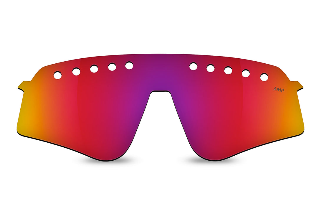 AMP Nova Mirror Polarized Replacement Lens Compatible with Oakley Sutro Lite Sweep (Vented) Sunglasses from Fuse Lenses