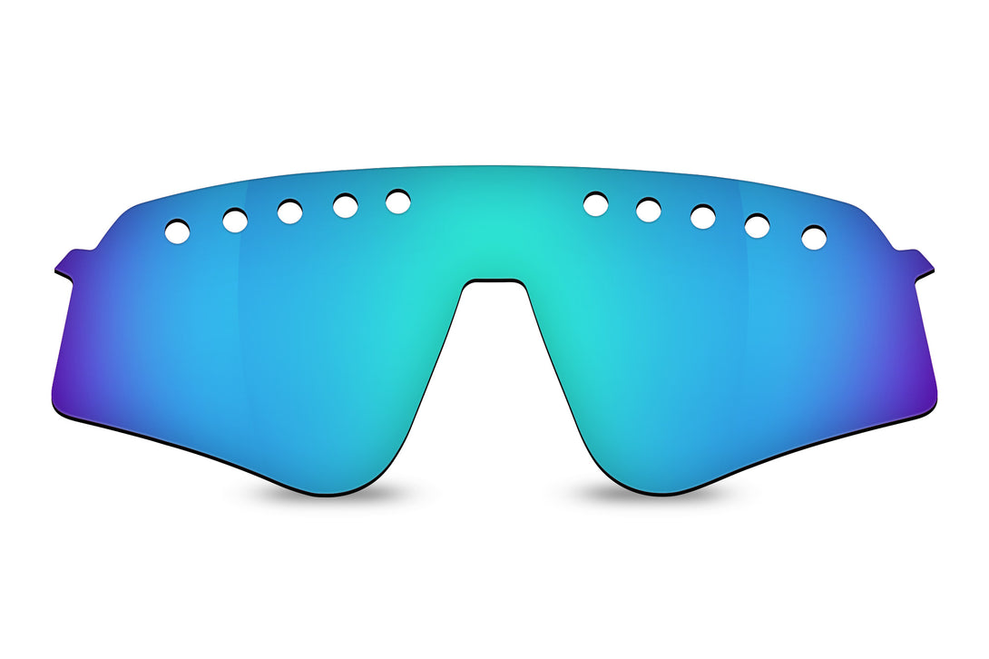Standard Glacier Mirror Non-Polarized Replacement Lens Compatible with Oakley Sutro Lite Sweep (Vented) Sunglasses from Fuse Lenses
