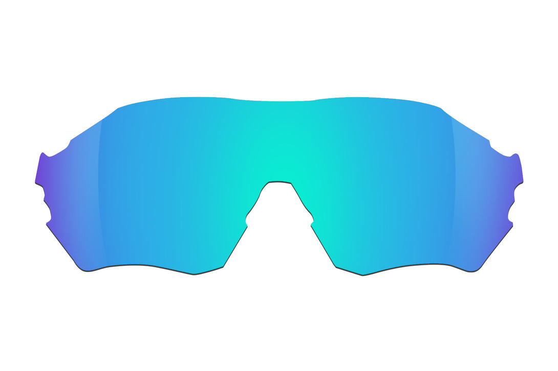 Standard Glacier Mirror Non-Polarized Replacement Lens Compatible with Oakley EV Zero Range Sunglasses from Fuse Lenses