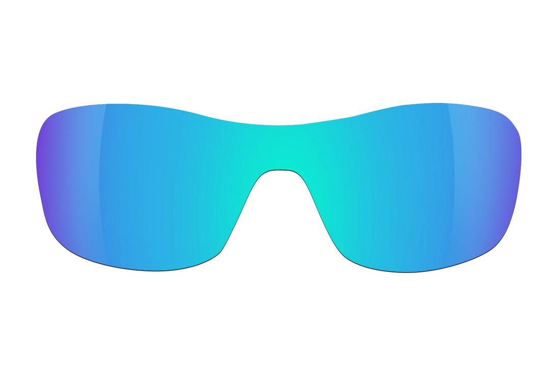 Standard Glacier Mirror Non-Polarized Replacement Lens Compatible with Oakley Turbine Rotor Sunglasses from Fuse Lenses