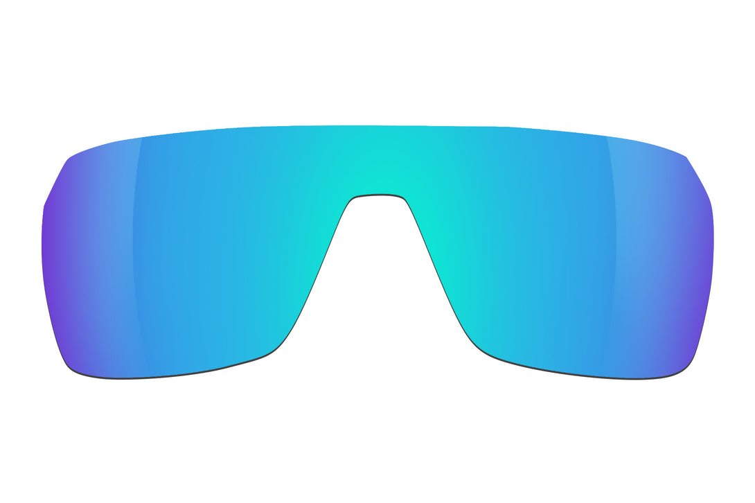Standard Glacier Mirror Non-Polarized Replacement Lens Compatible with Spy Optic Flynn Sunglasses from Fuse Lenses
