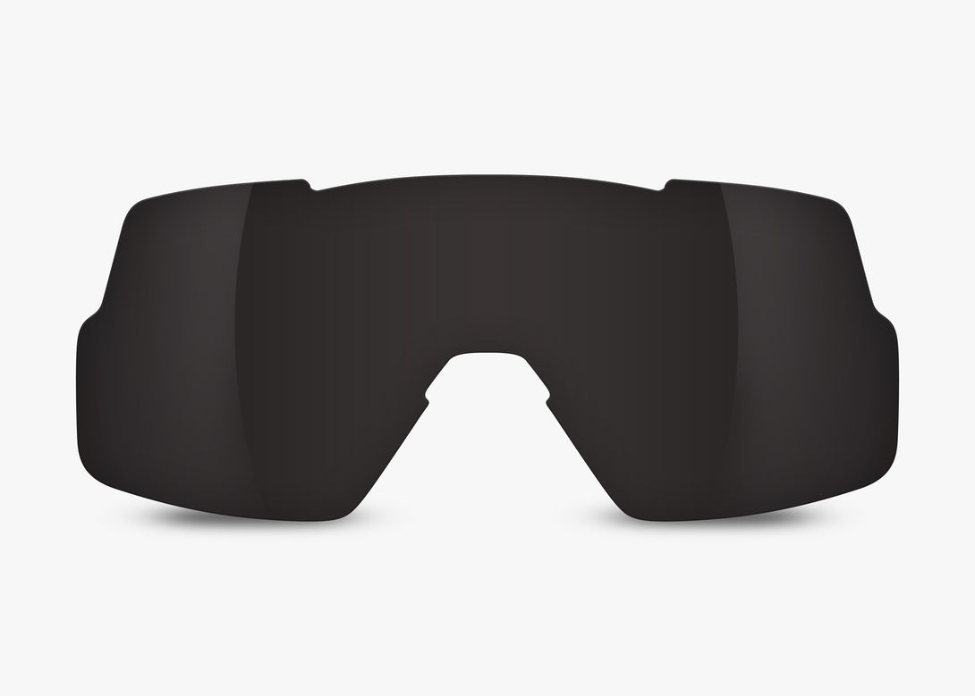 Standard Carbon Mirror Non-Polarized Replacement Lens Compatible with Spy Optic Monolith Sunglasses from Fuse Lenses