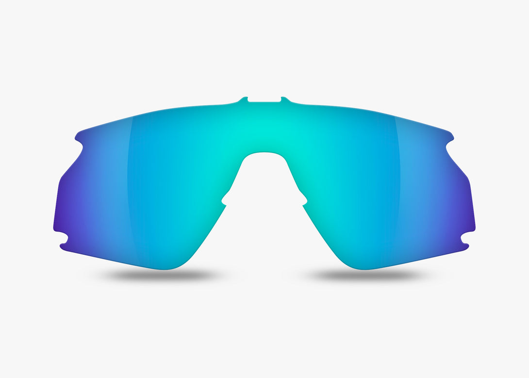 Standard Glacier Mirror Non-Polarized Replacement Lens Compatible with Oakley BXTR Sunglasses from Fuse Lenses