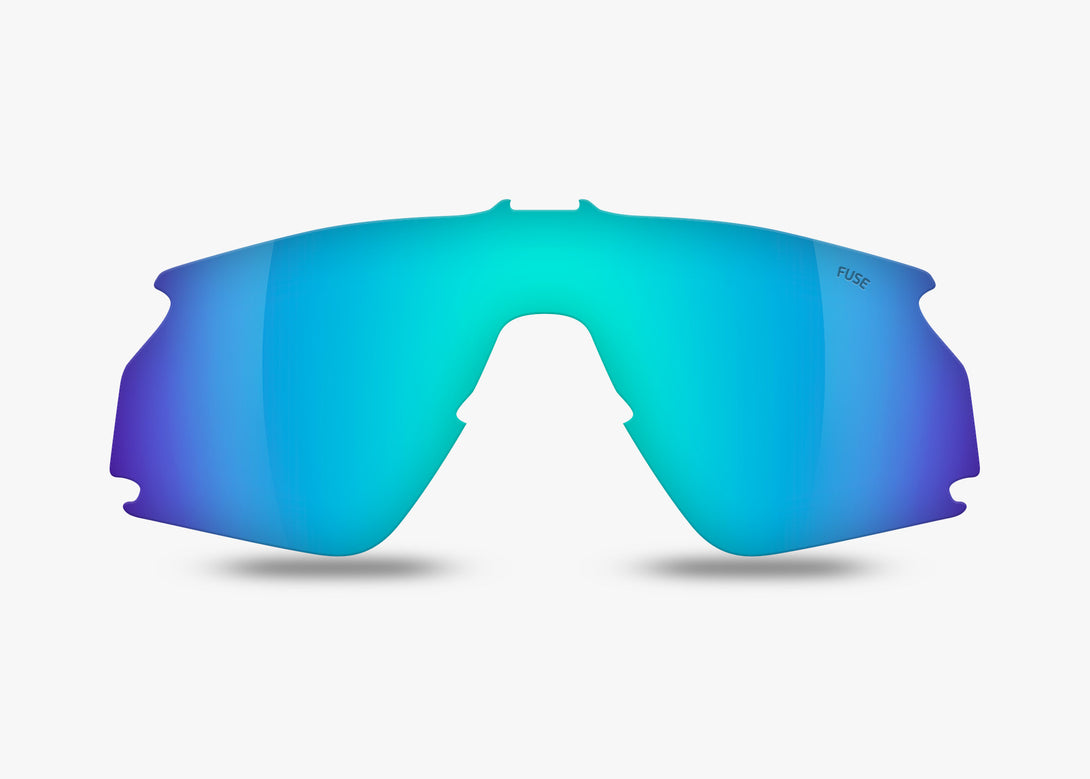 Fuse PRO Glacier Mirror Polarized Replacement Lens Compatible with Oakley BXTR Sunglasses from Fuse Lenses