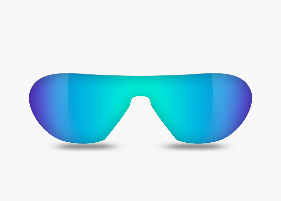 Standard Glacier Mirror Non-Polarized Replacement Lens Compatible with Oakley CMDN Sunglasses from Fuse Lenses