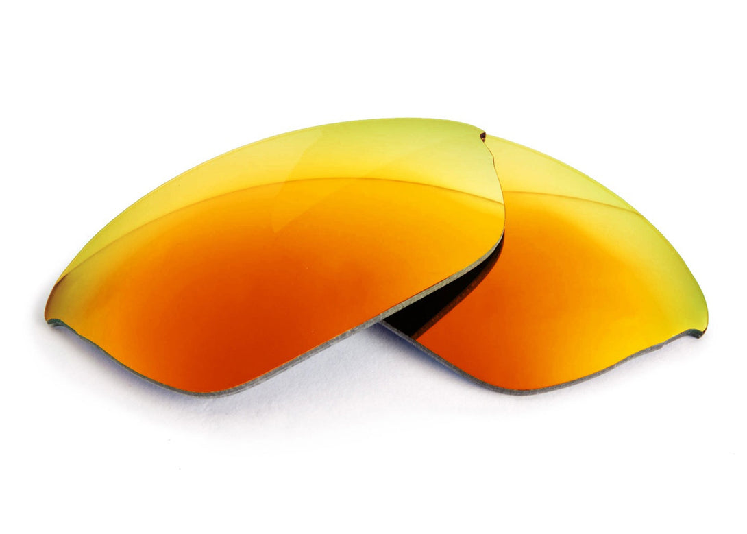 Standard Cascade Mirror Non-Polarized Replacement Lenses Compatible with Oakley Flak Jacket XLJ Sunglasses from Fuse Lenses