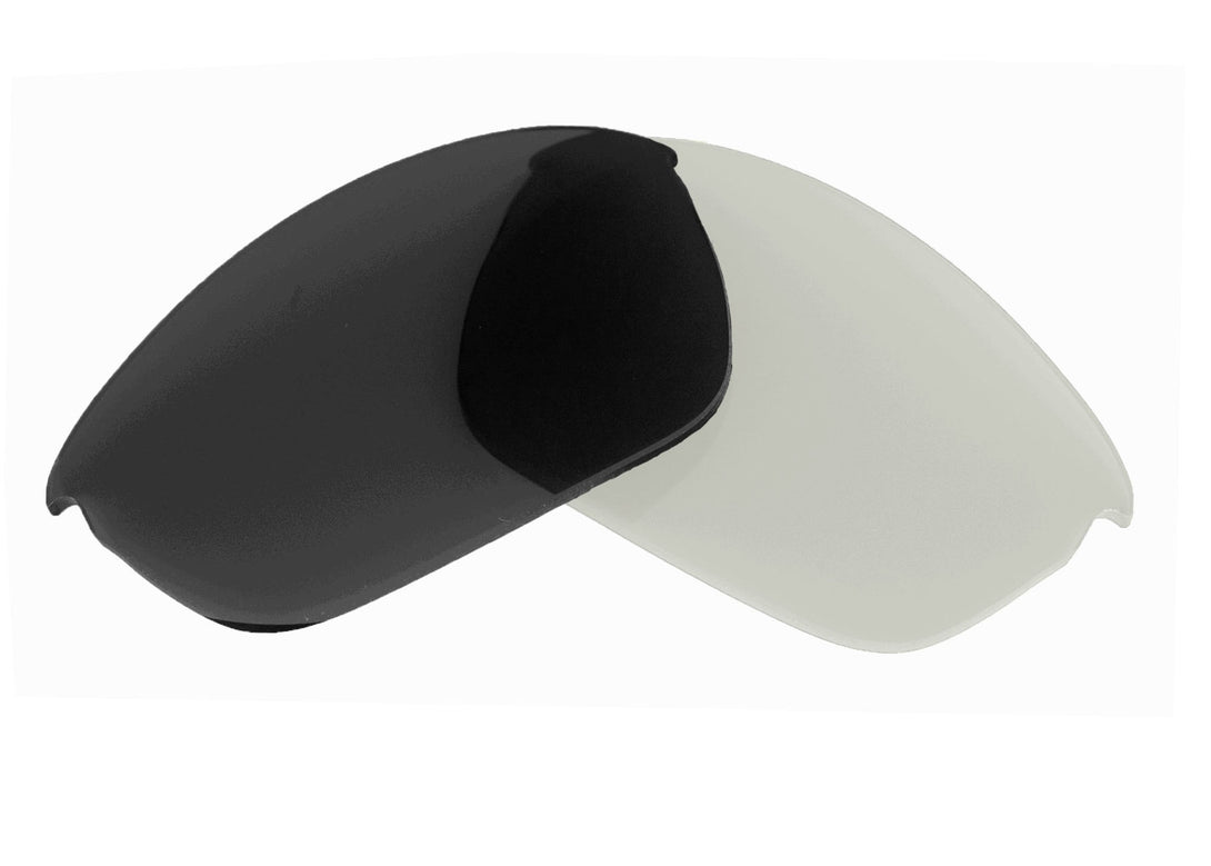 Standard Photochromic Replacement Lenses Compatible with Oakley Flak Draft (AF) Sunglasses from Fuse Lenses