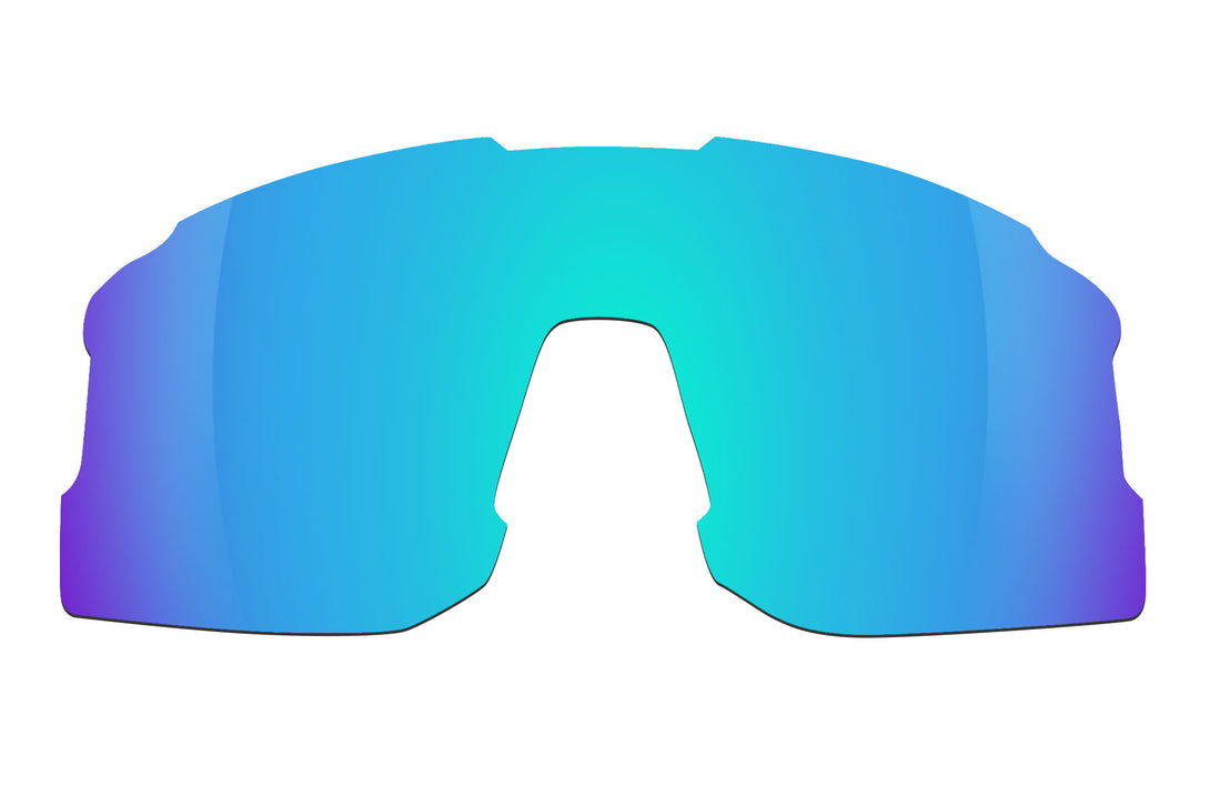 Standard Glacier Mirror Non-Polarized Replacement Lens Compatible with Fuse Marino Sunglasses from Fuse Lenses