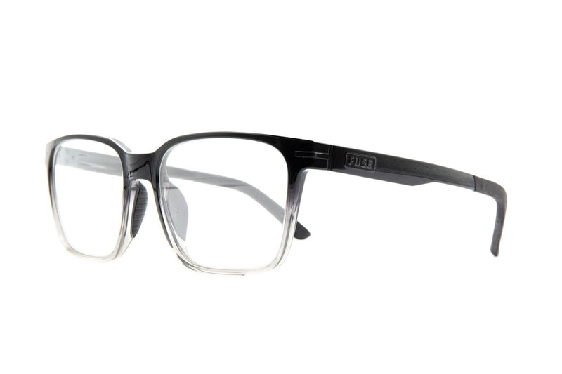 Fuse Prescription Rockledge Eyeglasses | Gloss Clear Fade