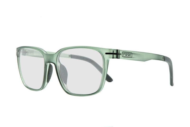 Fuse Prescription Rockledge Eyeglasses | Matte Clear Green