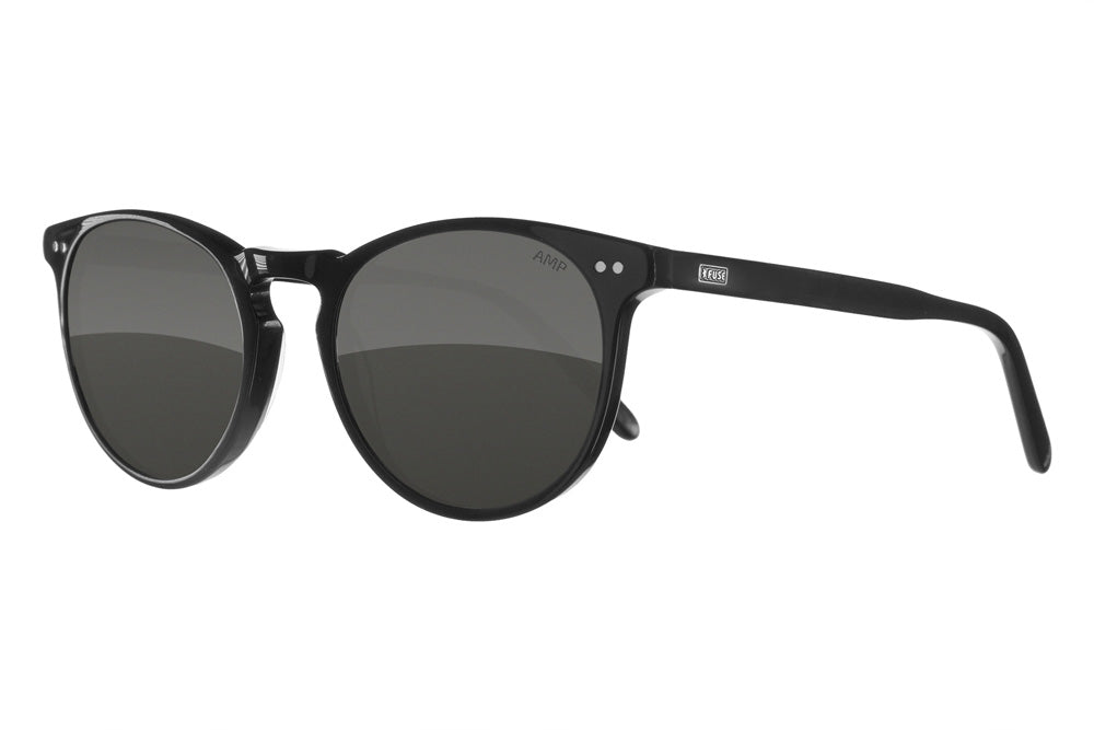 Matte Black Jupiter Frames with Polarized AMP Color Enhancing Carbon Lenses Fuse Lenses