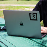 Fuse Square Bolt Vinyl Sticker | Black