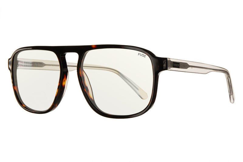 St George | Tortoise Clear | Blue Light Glasses