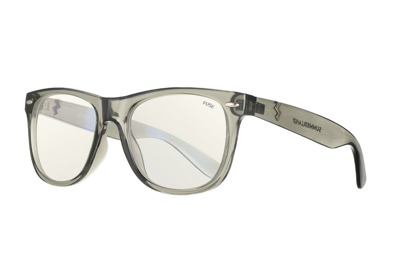 Summerland | Clear Grey | Blue Light Glasses