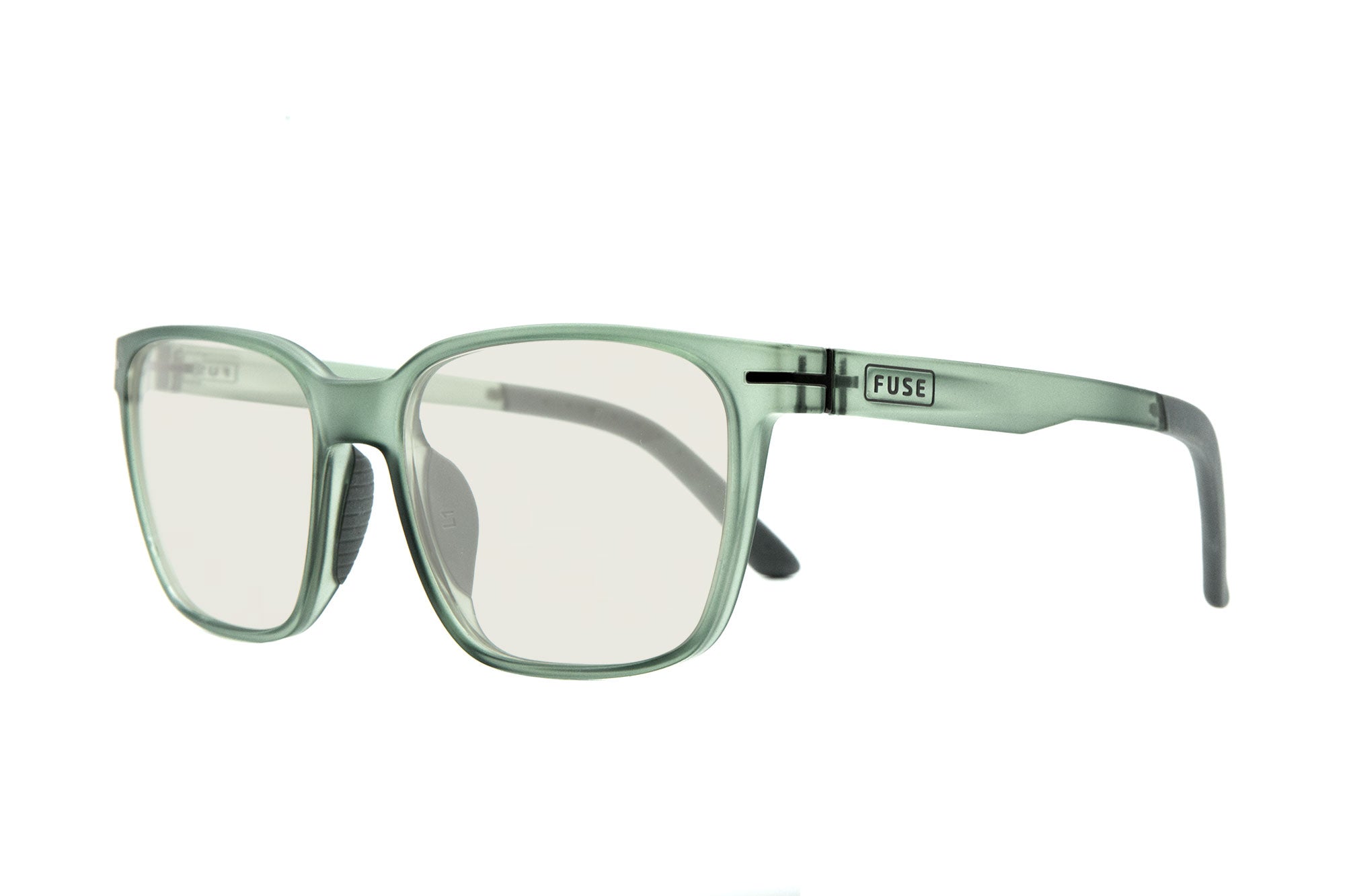 Rockledge | Matte Clear Green | Blue Light Glasses