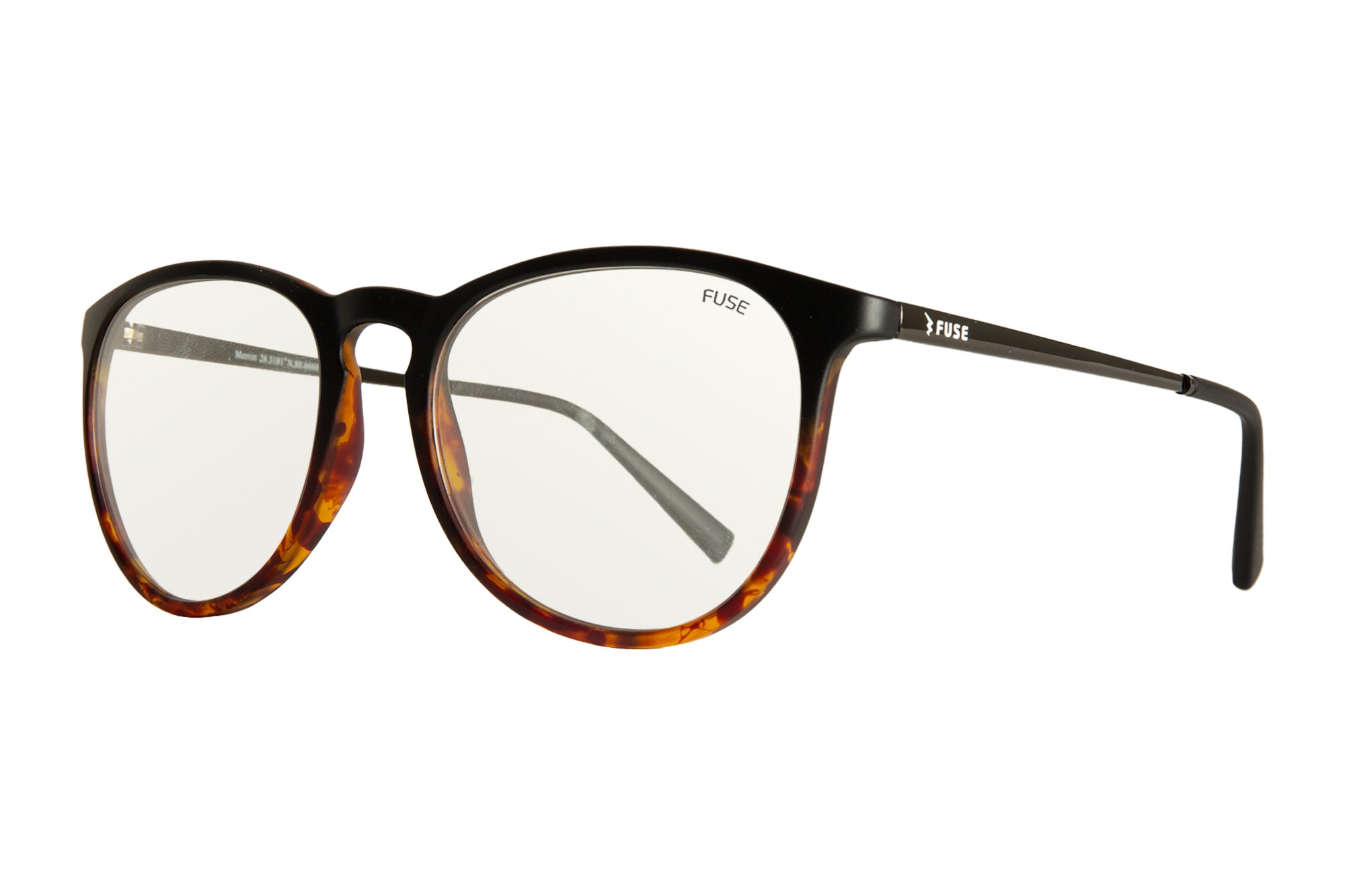 Merritt | Matte Brown Tortoise Fade | Blue Light Glasses