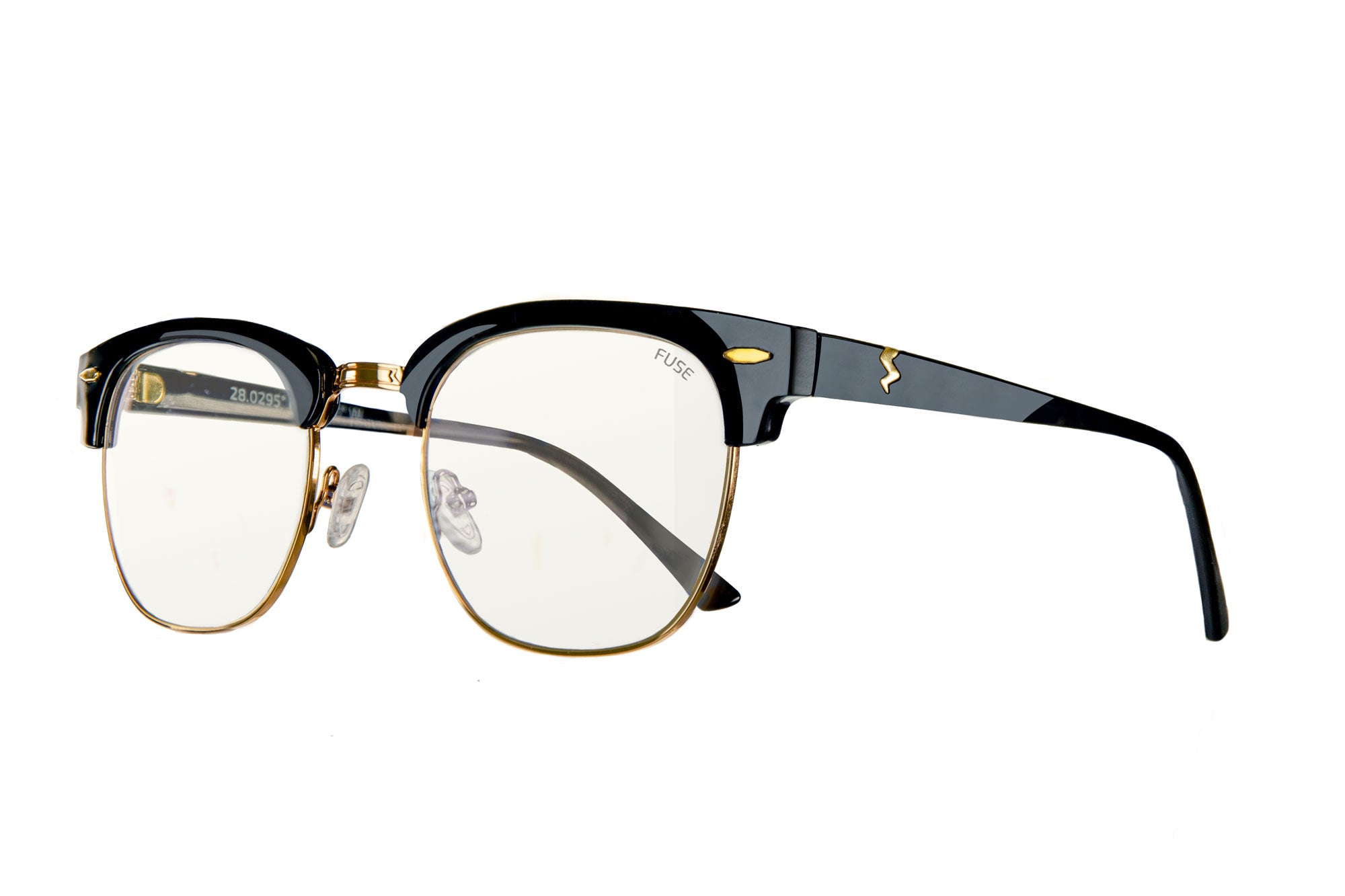 Caladesi | Black Gold | Blue Light Glasses