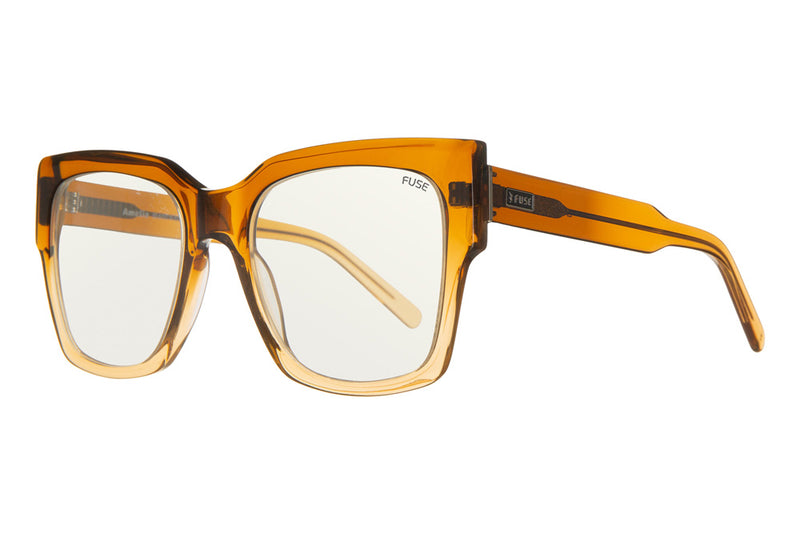 Amelia | Brown Fade | Blue Light Glasses
