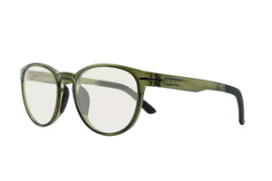 Destin Clear Olive with Blue Light lenses