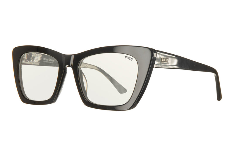Boca Chica | Gloss Black | Blue Light Glasses