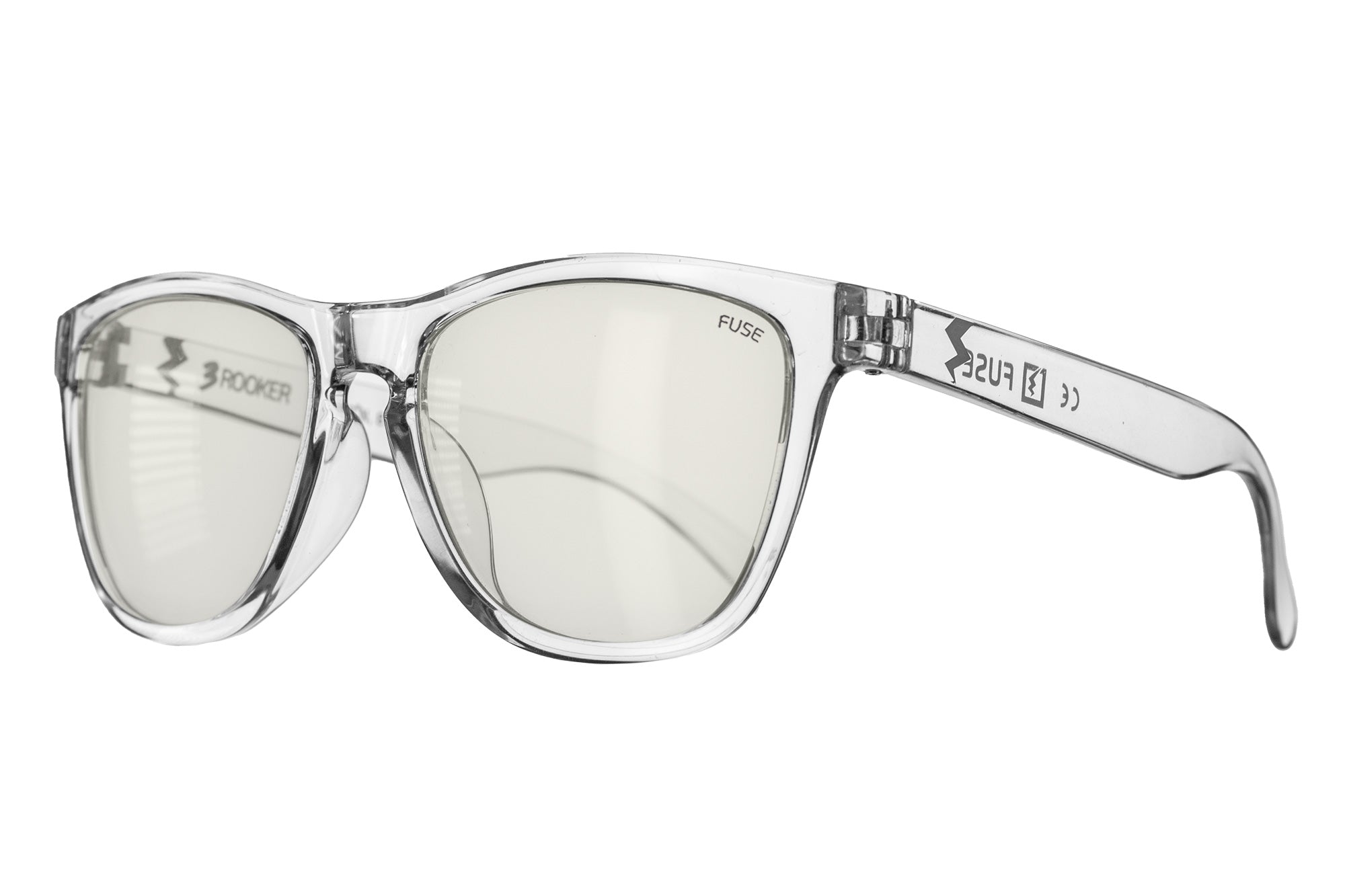 3 Rooker | Clear | Blue Light Glasses