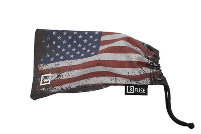 Distressed Flag Microfiber Cloth Bag