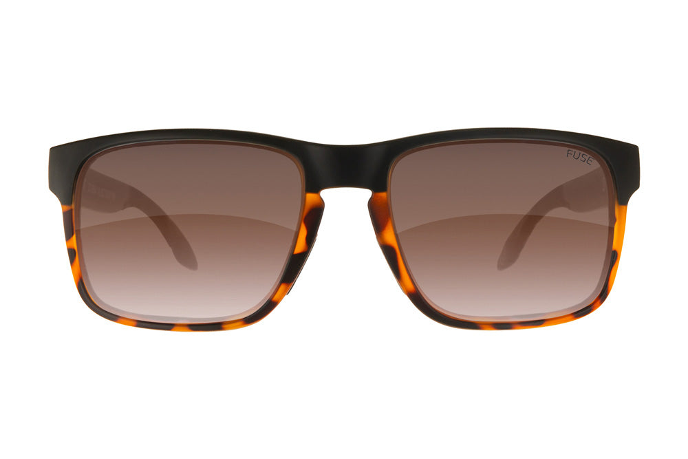 Fuse Egmont Sunglasses | Matte Black Tortoise Fade