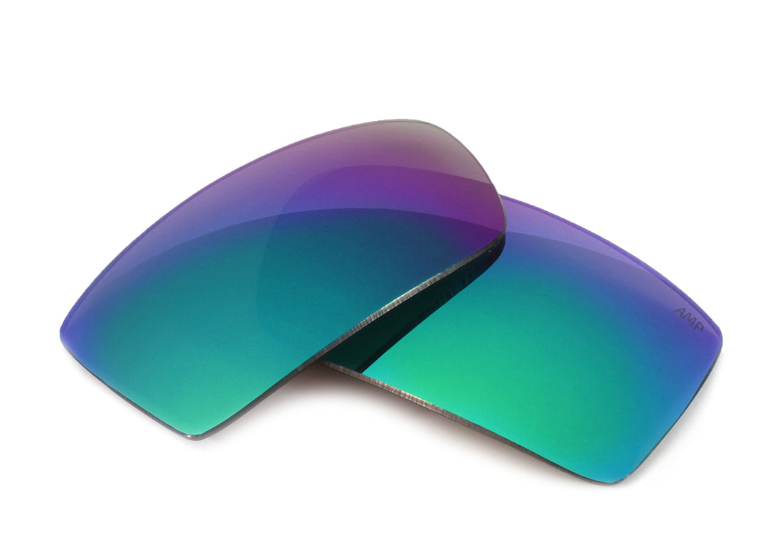 AMP Sapphire Mirror Polarized Replacement Lenses Compatible with Oakley BIG Square Wire  Sunglasses from Fuse Lenses