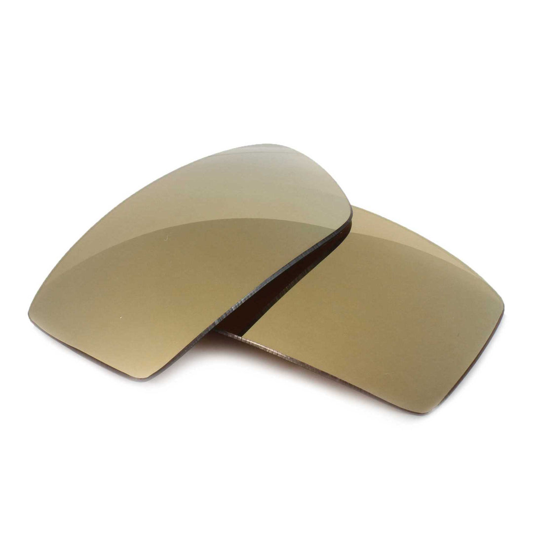 Standard Bronze Mirror Non-Polarized Replacement Lenses Compatible with Oakley Oil Drum Sunglasses from Fuse Lenses