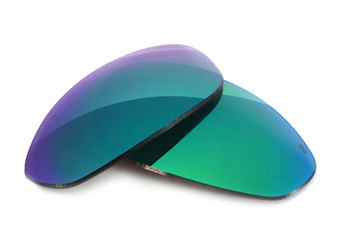 AMP Sapphire Mirror Polarized Replacement Lenses Compatible with Oakley New Straight Jacket (1999) Sunglasses from Fuse Lenses