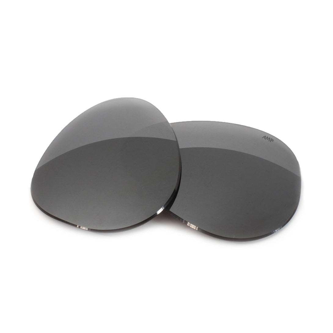 AMP Grey Polarized Replacement Lenses Compatible with Prada SPS 58U (63mm) Sunglasses from Fuse Lenses