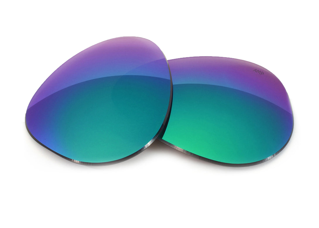 AMP Sapphire Mirror Polarized Replacement Lenses Compatible with Maui Jim Cliff House MJ-247 Sunglasses from Fuse Lenses