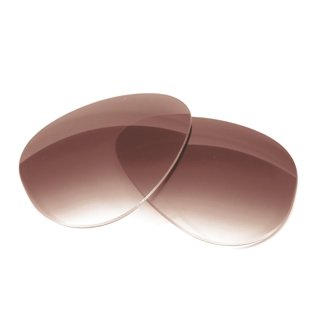 Standard Brown Gradient Non-Polarized Replacement Lenses Compatible with Ray-Ban RB3362 Cockpit (59mm) Sunglasses from Fuse Lenses
