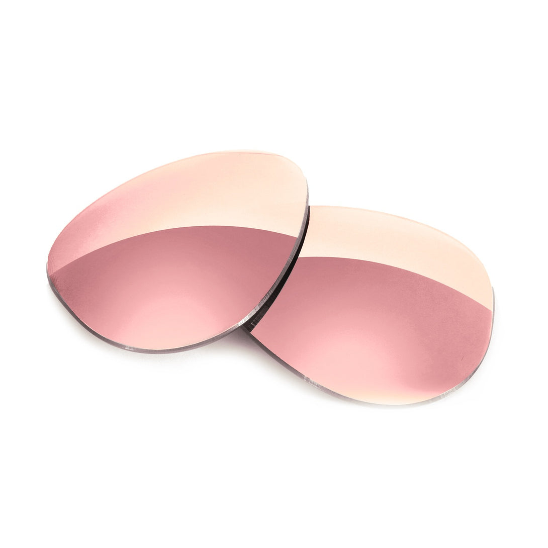 Standard Rose Gold Mirror Non-Polarized Replacement Lenses Compatible with Spy Optic Stratos II Sunglasses from Fuse Lenses