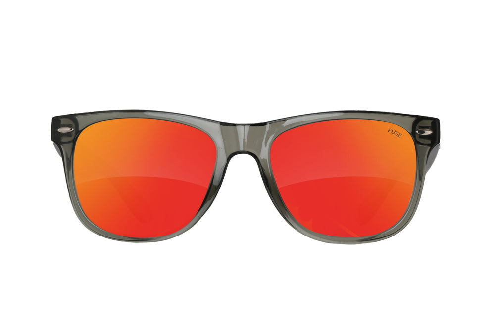 Fuse Summerland Sunglasses | Clear Grey | Cascade Mirror Tint