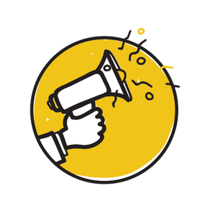 rewards megaphone icon